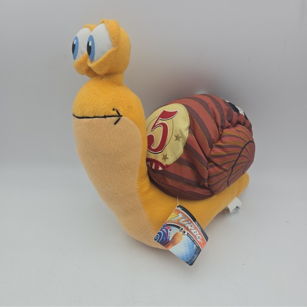 Dreamworks 2013 Turbo Movie #5 Turbo Snail 11" Plush Rare Kellytoy Collectible